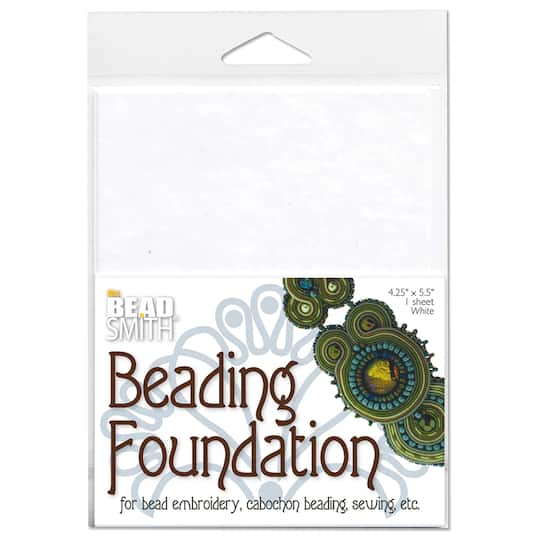 The Beadsmith&#xAE; 4&#x27;&#x27; x 5.5&#x27;&#x27; White Beading Foundation